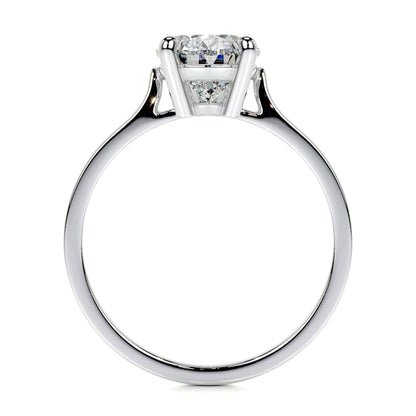 2.0 CT Round Lab Grown Diamond Solitaire Engagement Ring 10