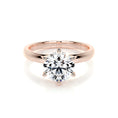 Load image into Gallery viewer, 2.0 CT Round Lab Grown Diamond Solitaire Engagement Ring
