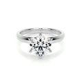 Load image into Gallery viewer, 2.0 CT Round Lab Grown Diamond Solitaire Engagement Ring
