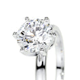 Load image into Gallery viewer, 2.0 CT Round Lab Grown Diamond Solitaire Engagement Ring
