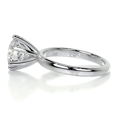 2.0 CT Round Lab Grown Diamond Solitaire Engagement Ring 9