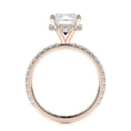 Load image into Gallery viewer, 2.0 CT Cushion Cut Lab Grown Diamond Hidden Halo Engagement Ring
