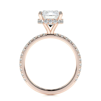 2.0 CT Cushion Hidden Halo CVD E/VS1 Diamond Engagement Ring 15
