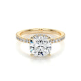 Load image into Gallery viewer, 2.0 CT Cushion Cut Lab Grown Diamond Hidden Halo Engagement Ring
