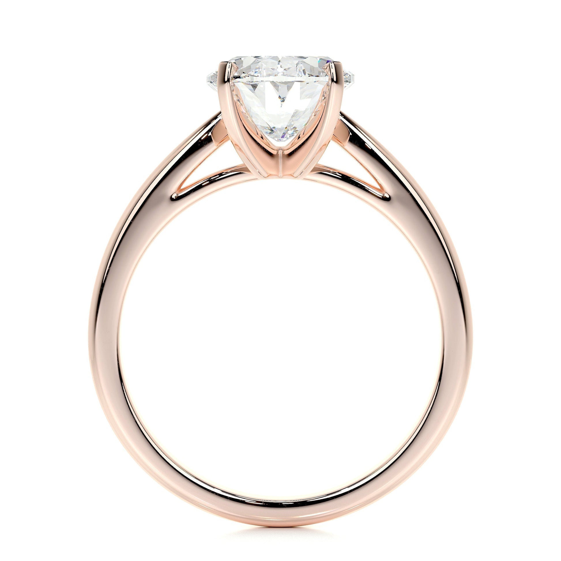 2.0 CT Oval Solitaire CVD G/VS2 Diamond Engagement Ring 15