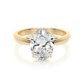 Load image into Gallery viewer, 2.0 CT Oval Lab Grown Diamond Solitaire Engagement Ring
