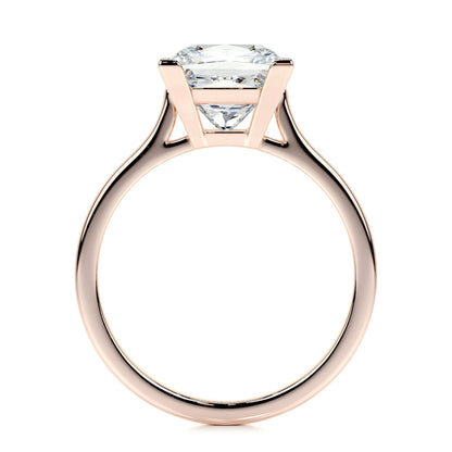 3.0 CT Princess Solitaire CVD F/VS2 Diamond Engagement Ring 16