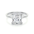 Load image into Gallery viewer, Radiant 3.0 CT Princess Cut Lab Grown Diamond Solitaire Ring
