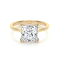 Load image into Gallery viewer, Radiant 3.0 CT Princess Cut Lab Grown Diamond Solitaire Ring
