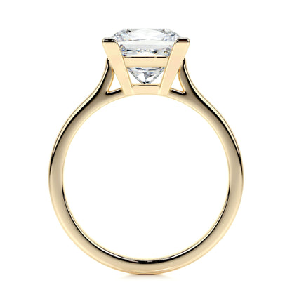3.0 CT Princess Solitaire CVD F/VS2 Diamond Engagement Ring 11