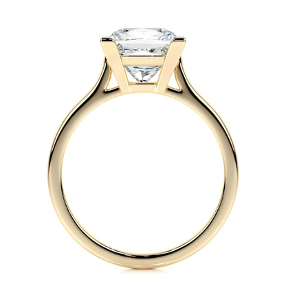 3.0 CT Princess Solitaire CVD F/VS2 Diamond Engagement Ring 11