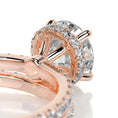 Load image into Gallery viewer, 1.25 CT Round  Lab Grown Diamond  Hidden Halo Bridal Ring Set
