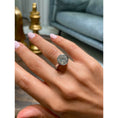 Load image into Gallery viewer, 3.0 CT Round Lab Grown Diamond Bezel Set Solitaire Engagement Ring
