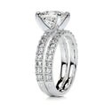 Load image into Gallery viewer, 1.50 CT Princess-Cut Lab Grown Diamond Solitaire Bridal Ring Set
