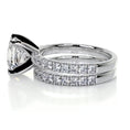 Load image into Gallery viewer, 1.50 CT Princess-Cut Lab Grown Diamond Solitaire Bridal Ring Set
