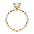 Load image into Gallery viewer, 1.50 CT Round Pave Lab Grown Diamond Elegance Engagement Ring
