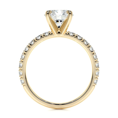 1.50 CT Round Solitaire CVD F/VS1 Diamond Engagement Ring 12
