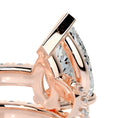 Load image into Gallery viewer, Radiant Elegance: 1.50 CT Pear Lab Grown Diamond Bridal Ring Set
