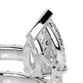 Load image into Gallery viewer, Radiant Elegance: 1.50 CT Pear Lab Grown Diamond Bridal Ring Set
