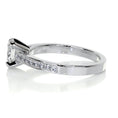 Load image into Gallery viewer, 0.82 CT Oval Lab Grown Diamond Semi Pave  Engagement Ring
