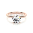 Load image into Gallery viewer, 2.0 CT Round Lab Grown Diamond Hidden Halo Splendor Engagement Ring
