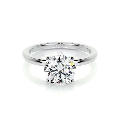 2.0 CT Round Lab Grown Diamond Hidden Halo Splendor Engagement Ring 1