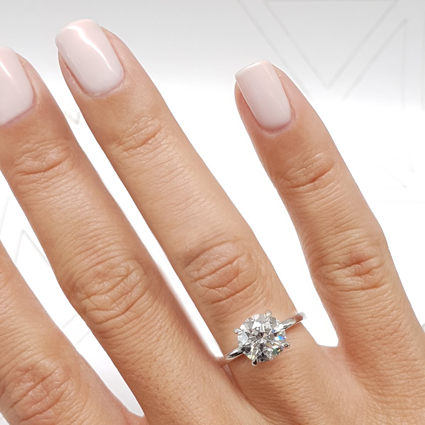 2.0 CT Round Lab Grown Diamond Hidden Halo Splendor Engagement Ring 2