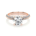 Load image into Gallery viewer, 2.0 CT Round Lab Grown Diamond Pave Splendor Engagement Ring
