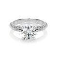 Load image into Gallery viewer, 2.0 CT Round Lab Grown Diamond Pave Splendor Engagement Ring
