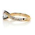 Load image into Gallery viewer, 2.0 CT Round Lab Grown Diamond Pave Splendor Engagement Ring
