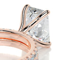 Load image into Gallery viewer, 1.50 CT Radiant Cut Lab Grown Diamond Bridal Ring Set
