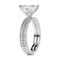 Load image into Gallery viewer, 1.50 CT Radiant Cut Lab Grown Diamond Bridal Ring Set
