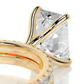 Load image into Gallery viewer, 1.50 CT Radiant Cut Lab Grown Diamond Bridal Ring Set 10
