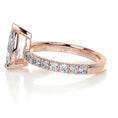 Load image into Gallery viewer, 1.50 CT Pear Lab Grown Diamond Hidden Halo Engagement Ring - Radiant Elegance
