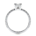 Load image into Gallery viewer, 1.50 CT Pear Lab Grown Diamond Hidden Halo Engagement Ring - Radiant Elegance
