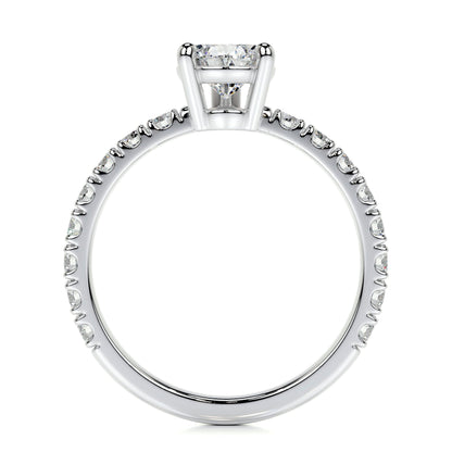 1.50 CT Pear Solitaire CVD E/VS2 Diamond Engagement Ring 18