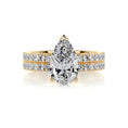 Load image into Gallery viewer, 2.0 CT Pear Shaped Lab Grown Diamond Elegant Bridal Set
