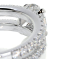 Load image into Gallery viewer, 1.0 CT Oval Lab Grown Diamond Pave  Bridal Ring Set
