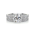 Load image into Gallery viewer, 1.50 CT Round Lab Grown Diamond Solitaire Bridal Ring Duo
