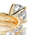 Load image into Gallery viewer, 1.50 CT Round Lab Grown Diamond Solitaire Bridal Ring Duo 10
