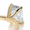 Load image into Gallery viewer, 2 ct Radiant F- VS2 Diamond Pave Moissanite Engagement Ring
