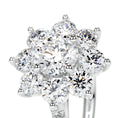 Load image into Gallery viewer, 0.80 CT Round Lab Grown Diamond Floral Halo  Engagement Ring
