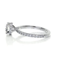 Load image into Gallery viewer, 1.0 CT Round Lab Grown Diamond Hidden Halo Pave Engagement Ring 3
