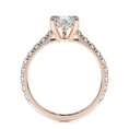 Load image into Gallery viewer, 1.50 CT Pear Lab Grown Diamond Hidden Halo Engagement Ring
