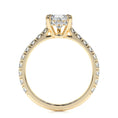 Load image into Gallery viewer, 1.50 CT Pear Lab Grown Diamond Hidden Halo Engagement Ring
