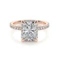 Load image into Gallery viewer, 2.0 CT Radiant Lab-Grown Diamond Hidden Halo Elegance Ring
