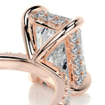 Load image into Gallery viewer, 2.0 ct Radiant E- VS2 Diamond Pave Moissanite Engagement Ring
