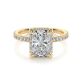 Load image into Gallery viewer, 2.0 CT Radiant Lab-Grown Diamond Hidden Halo Elegance Ring
