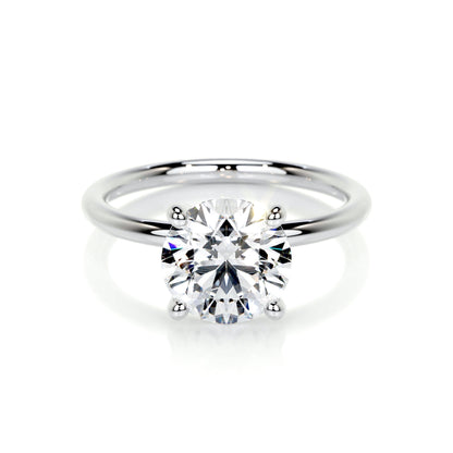 2.0 CT Round Lab Grown Diamond Solitaire Engagement Ring 1