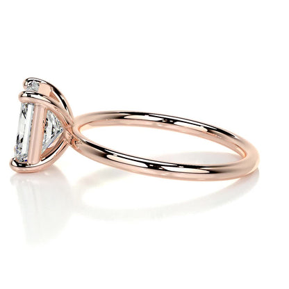 Radiant 2.0 CT Lab Grown Diamond Solitaire Engagement Ring 13
